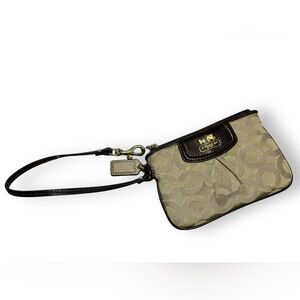 1990s Coach Logo C Wristlet